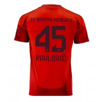 Echipament fotbal Bayern Munich Aleksandar Pavlovic #45 Tricou Acasa 2024-25 maneca scurta